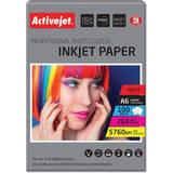 A6 Fotopapir ActiveJet Professional Photo Glossy A6 260g/m² 100stk