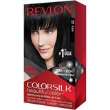 Proteiner - Sorte Permanente hårfarver Revlon ColorSilk Beautiful Color #10 Black