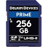 Delkin 256 GB Hukommelseskort Delkin Prime SDXC Class 10 UHS-II U3 V60 300/100MB/s 256GB