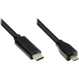 Good USB-kabel Kabler Good USB C-USB Micro-B 2.0 0.5m