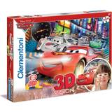 Pixars Biler 3D puslespil Clementoni SuperColor Disney Pixars Cars 104 Pieces