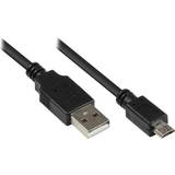 Good USB-kabel Kabler Good USB A-USB Micro B 2.0 0.6m