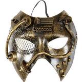 Science Fiction Masker Widmann Steampunk Halvmaske Sort/Guld