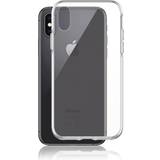 Panzer Silikone Mobiletuier Panzer Tempered Glass Cover (iPhone X/XS)