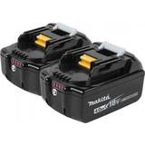 Batterier Batterier & Opladere på tilbud Makita BL1840B 2-pack