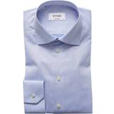 Eton Bomberjakker - Herre Skjorter Eton Contemporary Fit Signature Twill Shirt - Light Blue