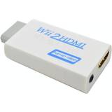 Adapters Wii to Hdmi Adapter Full HD 1080P - White