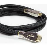 Gul - HDMI-kabler - Skærmet Python HDMI-HDMI 0.5m