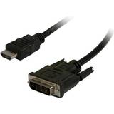 DVI - Guld - HDMI-kabler Synergy21 HDMI-DVI 2m