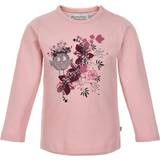 Blomstrede T-shirts Børnetøj Minymo T-shirt - Silver Pink (121082-4508)