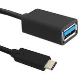 Qoltec USB-kabel Kabler Qoltec USB A-USB C 3.1 (Gen.1) M-F 0.2m