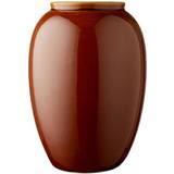Firkantet - Orange Brugskunst Bitz 872923 Vase 25cm