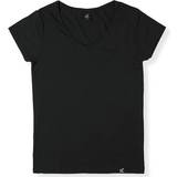 Dame - V-udskæring T-shirts & Toppe Boody V-Neck T-shirt - Black