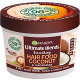 Garnier Kruset hår Hårkure Garnier Ultimate Blends Hair Food Smoothing Coconut & Macadamia 3-in-1 Hair Mask 390ml