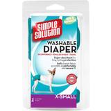X-Small (1-4 kg) Kæledyr Simple Solution Washable Dog Diaper XS