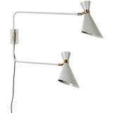 Zuiver Metal Lamper Zuiver Shady Double Vægarmatur