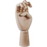 Hay Beige Brugskunst Hay Wooden Hand Dekorationsfigur 18cm