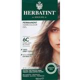 Blonde Permanente hårfarver Herbatint Permanent Herbal Hair Colour 6C Dark Ash Blonde 150ml