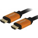 Guld - HDMI-kabler - Rund DeLock 8K HDMI-HDMI 2.1 1m