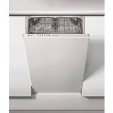 45 cm - Fuldt integreret - Program til halvt fyldt maskine Opvaskemaskiner Indesit DSIE 2B19 Integreret