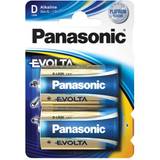 Batterier - D (LR20) - Lommelygtebatteri Batterier & Opladere Panasonic Evolta D 2-pack