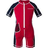 Didriksons UV-dragter Børnetøj Didriksons Reef Kid's Swimming Suit - Chili Red (502470-314)