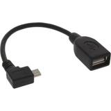 Et stik - Han – Hun - USB-kabel Kabler InLine DVI-I-3RCA 0.1m