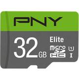 PNY USB 2.0 Hukommelseskort & USB Stik PNY Elite microSDHC Class 10 UHS-I U1 100MB/s 32GB