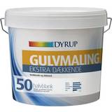 Dækmaling - Gulvmaling Dyrup Water 50 Gulvmaling Hvid 4.5L