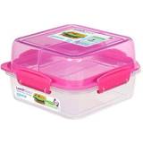 Transparent Madkasser Sistema Lunch Stack Square TO GO Madkasse 1.24L