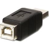 Lindy USB B Kabler Lindy USB A-USB B 2.0 M-F Adapter