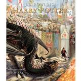 Harry potter bøger dansk Harry Potter Illustreret 4 - Harry Potter og Flammernes Pokal: Illustreret udgave (Indbundet, 2019)