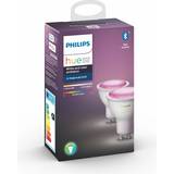 Philips Hue White and Color Ambiance LED Lamps 5.7W GU10 2-pack