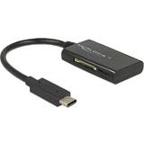 DeLock SD Hukommelseskortlæser DeLock USB-C Card Reader for microSDHC/SDHC (91740)