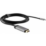 HDMI-kabler - Standard HDMI-standard HDMI - Sølv Verbatim USB C-HDMI 3.1 1.5m