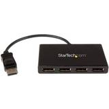 DisplayPort - Sort Kabler StarTech Displayport-4DisplayPort M-F Adapter