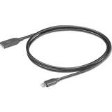 Grå - USB A-Lightning - USB-kabel Kabler eSTUFF USB A-Lightning M-F 1.5m
