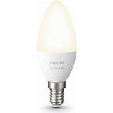 Lyskilder Philips Hue White LED Lamps 5.5W E14 2-pack