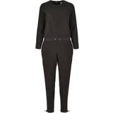 M - Rund hals Jumpsuits & Overalls Urban Classics Polar Fleece Jumpsuit - Black