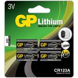GP Batteries Litium Batterier & Opladere GP Batteries CR123A 4-pack