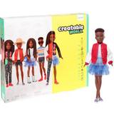 Dukketøj Dukker & Dukkehus Mattel Creatable World Deluxe Character Kit Customizable Doll Black Braided Hair GGG55