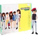 Mattel Dukketøj Dukker & Dukkehus Mattel Creatable World Deluxe Character Kit Customizable Doll Black Straight Hair GGG54