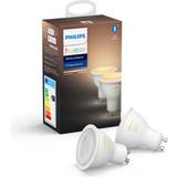 Dagslys LED-pærer Philips Hue White Ambience LED Lamps 5W GU10 2-pack