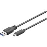 Hvid - USB A-USB C - USB-kabel Kabler MicroConnect SuperSpeed USB A - USB C 3.0 1m