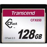 CFast 2.0 Hukommelseskort Transcend CFast 2.0 128GB (650x)