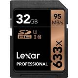LEXAR U1 Hukommelseskort LEXAR SDHC Professional UHS-I U1 95/20MB/s 32GB (633x)