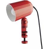 Rød - Skrivebordslamper Bordlamper Hay Noc Clip Bordlampe 22.5cm
