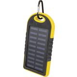 Gul - Solcelleopladere Batterier & Opladere Setty Solar Powerbank 5000mAh