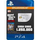 Shark card Rockstar Games Grand Theft Auto Online - Great White Shark Cash Card $1,250,000 - PS4