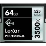 Lexar Media Hukommelseskort Lexar Media CFast 2.0 525MB/s 64GB (3500x)